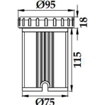          Aquaviva HJ-FG-PC95-2S, 5W NW + 