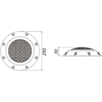         Poolmagic 24  (24*1 ), DC12V, RGB(DMX512 / BLUETOOTH)