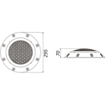         Poolmagic 36  (36*1 ), DC12V, RGB(DMX512 / BLUETOOTH)