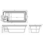    Ocean standart  5x2.4x1.55  :  