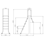      Mayer Schwimmbad 5+1 . AISI-304 05525 ()